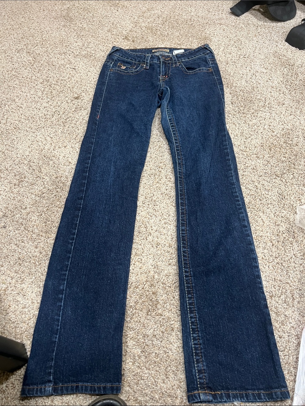 Paris Blues Dark Blue Flare Jeans
